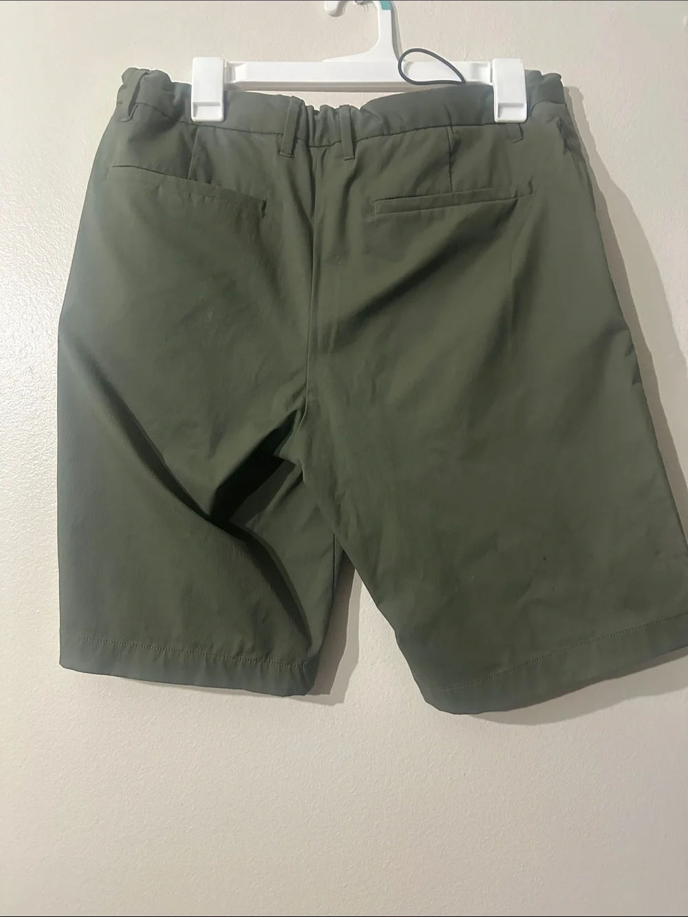 Goodfellow & co Men's Olive Green Performance Shorts Sz 34
